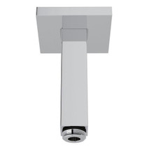 3" Ceiling Mount Shower Arm With Square Escutcheon Polished Chrome