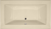 ANGEL 6642 AC TUB ONLY-BONE