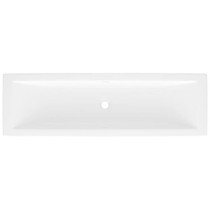 Rossendale 48" x 15" Undermount or Drop-In Lavatory Sink Standard White