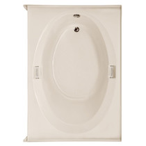 MARIE 6042 AC TUB ONLY-BISCUIT-LEFT HAND