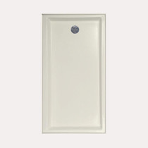 SHOWER PAN AC 6032 END DRAIN - BISCUIT-RIGHT HAND