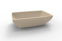 CRESCENT 24X16 SOLID SURFACE SINK - ALMOND