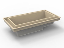 AUBURN 8066 METRO TUB ONLY- ALMOND