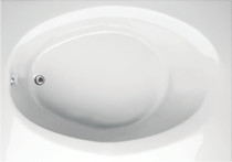 RUBY 6042 STON W/ WHIRLPOOL SYSTEM - WHITE