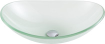 Craft Series Deco-Glass Vessel Sink in Lustrous Frosted