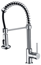 Step Single Handle Pull-Down Sprayer Kitchen Faucet in Polished Chrome
