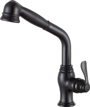 Del Moro Single-Handle Pull-Out Sprayer Kitchen Faucet in Oil Rubbed Bronze