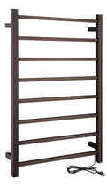 Bell 8-Bar Stainless Steel Wall Mounted Towel Warmer in Oil Rubbed Bronze