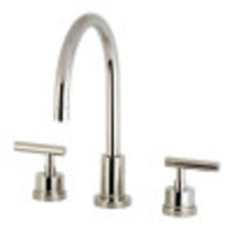 Kingston Brass KS8926CML 8 in. Widespread Bathroom Faucet, Polished Nickel