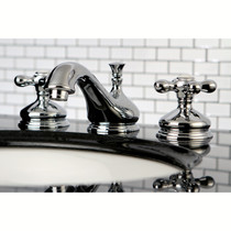 Kingston Brass KS1161AX 8 in. Widespread Bathroom Faucet, Polished Chrome