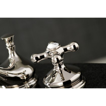 Kingston Brass KS1166AX 8 in. Widespread Bathroom Faucet, Polished Nickel