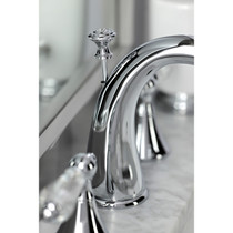 Aqua Eden KS2971WLL 8 in. Widespread Bathroom Faucet, Polished Chrome
