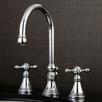 Kingston Brass KS2981KX 8 in. Widespread Bathroom Faucet, Polished Chrome