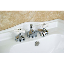 Kingston Brass KS1161PX 8 in. Widespread Bathroom Faucet, Polished Chrome