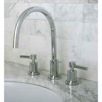 Kingston Brass KS8921DL 8 in. Widespread Bathroom Faucet, Polished Chrome