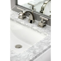 Kingston Brass KS4986CQL Claremont 8" Widespread Bathroom Faucet, Polished Nickel