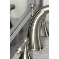 Kingston Brass KS2978AL 8 in. Widespread Bathroom Faucet, Brushed Nickel