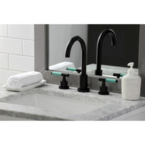 Fauceture FSC8925CKL Kaiser Widespread Bathroom Faucet with Brass Pop-Up, Oil Rubbed Bronze