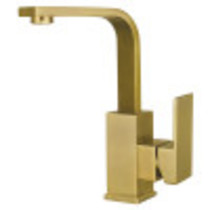 Fauceture LS8463CL Claremont Single-Handle Bathroom Faucet with Push Pop-Up, Brushed Brass