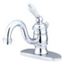 Kingston Brass KB3401PL Victorian 4" Centerset Single Handle Bathroom Faucet, Polished Chrome