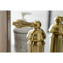 Kingston Brass KS7417ACL American Classic Single-Handle Bathroom Faucet, Brushed Brass