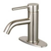 Fauceture LSF8228DL Concord Single-Handle Bathroom Faucet with Push Pop-Up, Brushed Nickel