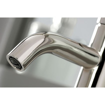 Fauceture LS822DLPN Concord Single-Handle Bathroom Faucet with Push Pop-Up, Polished Nickel