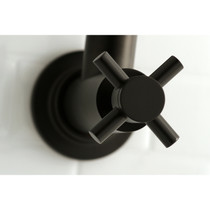 Kingston Brass KS8100DX Concord Wall Mount Pot Filler Kitchen Faucet, Matte Black