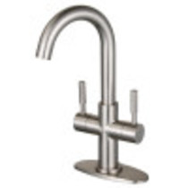 Kingston Brass LS8558DL Concord Two-Handle Bar Faucet, Brushed Nickel