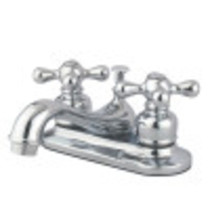 Kingston Brass GKB601AX Restoration 4" Centerset Bathroom Faucet, Polished Chrome