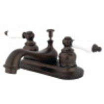 Kingston Brass KB605B 4 in. Centerset Bathroom Faucet, Oil Rubbed Bronze