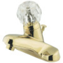 Kingston Brass KB522 Single-Handle 4 in. Centerset Bathroom Faucet, Polished Brass