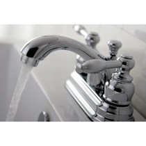 Kingston Brass KB2601KL 4 in. Centerset Bathroom Faucet, Polished Chrome