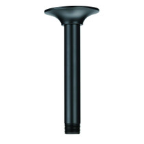 6" Ceiling Mount Showerarm w/ Escutcheon Satin Black