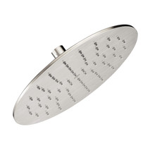 Drench Round 8" 1 Function Rain Showerhead 1.75gpm Brushed Nickel