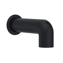 Parma 6 1/2" Wall Mount Tub Spout without Diverter Satin Black