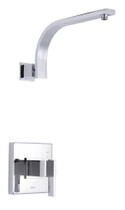 Sirius 1H Shower Only Trim Kit & Treysta Cartridge Less Showerhead Chrome