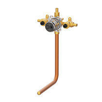 Treysta Tub & Shower Valve- Horizontal Inputs WITH Stops WITH Stub-out - Crimp Pex