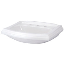 Allerton Standard Ped Top 25.5"x21" 8"CC White