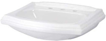 Allerton Standard Ped Top 25.5"x21" 4"CC White