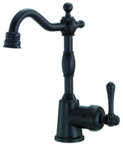 Opulence 1H Bar Faucet w/ Side Mount Handle 1.75gpm Satin Black