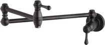 Opulence Wall Mount Pot Filler 2.2gpm Satin Black