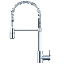 The Foodie 1H Pre-Rinse Pull-Down Kitchen Faucet 1.75gpm Chrome