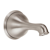 Opulence 6" Wall Mount Tub Spout without Diverter Brushed Nickel