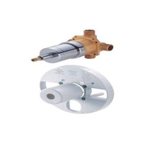 1H Tub & Shower Pressure Balance Ceramic Disc Valve w/out Stops 1/2" Copper Sweat/IPS 4-Port Hook Up - Pro Pack