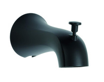 Draper & Vaughn Tub Spout w/ Diverter Satin Black