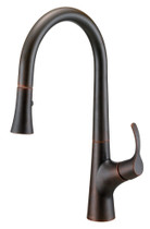 Antioch 1H Pull-Down Kitchen Faucet w/ Snapback 1.75gpm Tumbled Bronze