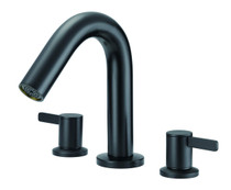 Amalfi 2H Roman Tub Trim Kit w/out Spray Satin Black