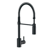 The Foodie 1H Pre-Rinse Kitchen Faucet 1.75gpm Satin Black