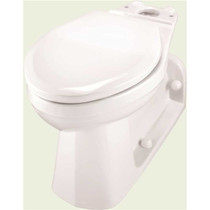 Ultra Flush 1.0/1.28/1.6gpf ADA Elongated Bowl Back Outlet White